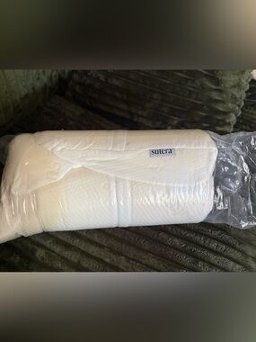 Sutera Orthopedic Contour Pillow, White - Dream Deep Adaptive Memory Foam - New